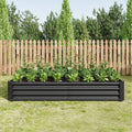 Raised Garden Bed With Open Bottom Design Vegetable Flower Succulent