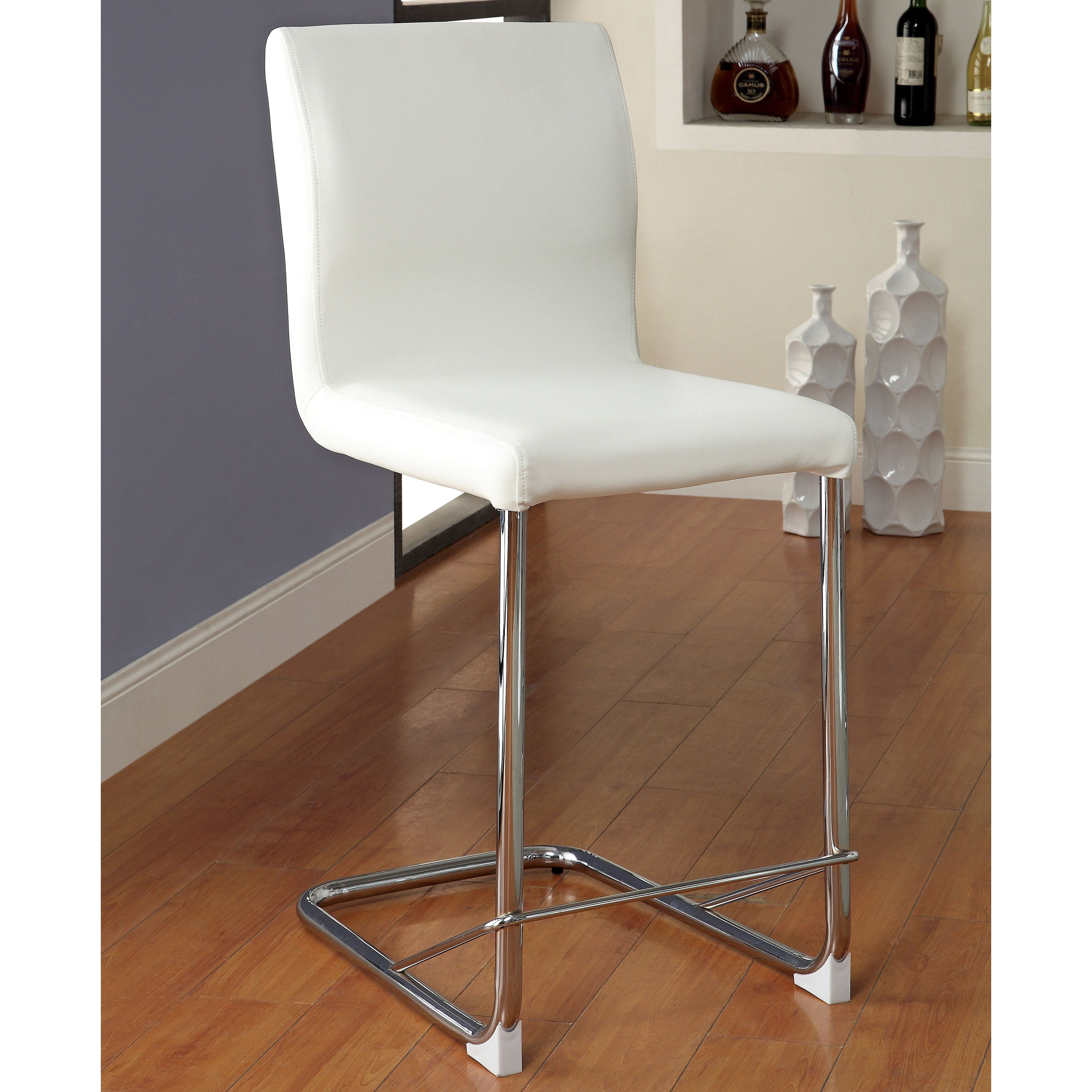 Olgette Contemporary Pub Chair Set Of 2 By Furniture Of America