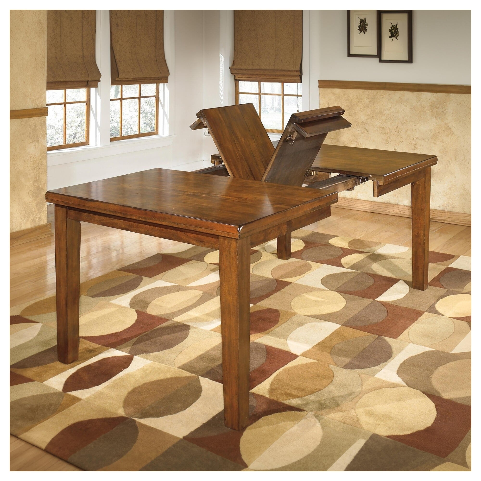Signature Design By Ashley Ralene Rectangular Butterfly Extension Dining Table