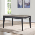 Ralston Two Tone Ebony And Driftwood Dining Table By Greyson Living