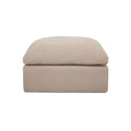 Raphael Ottoman Polyester Upholstery Memory Foam Fill Modular Design Pebble