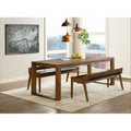 Rasmus Mid Century Wood 3 Piece Dining Set