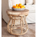 East At Mains Hannah Rattan Side Table