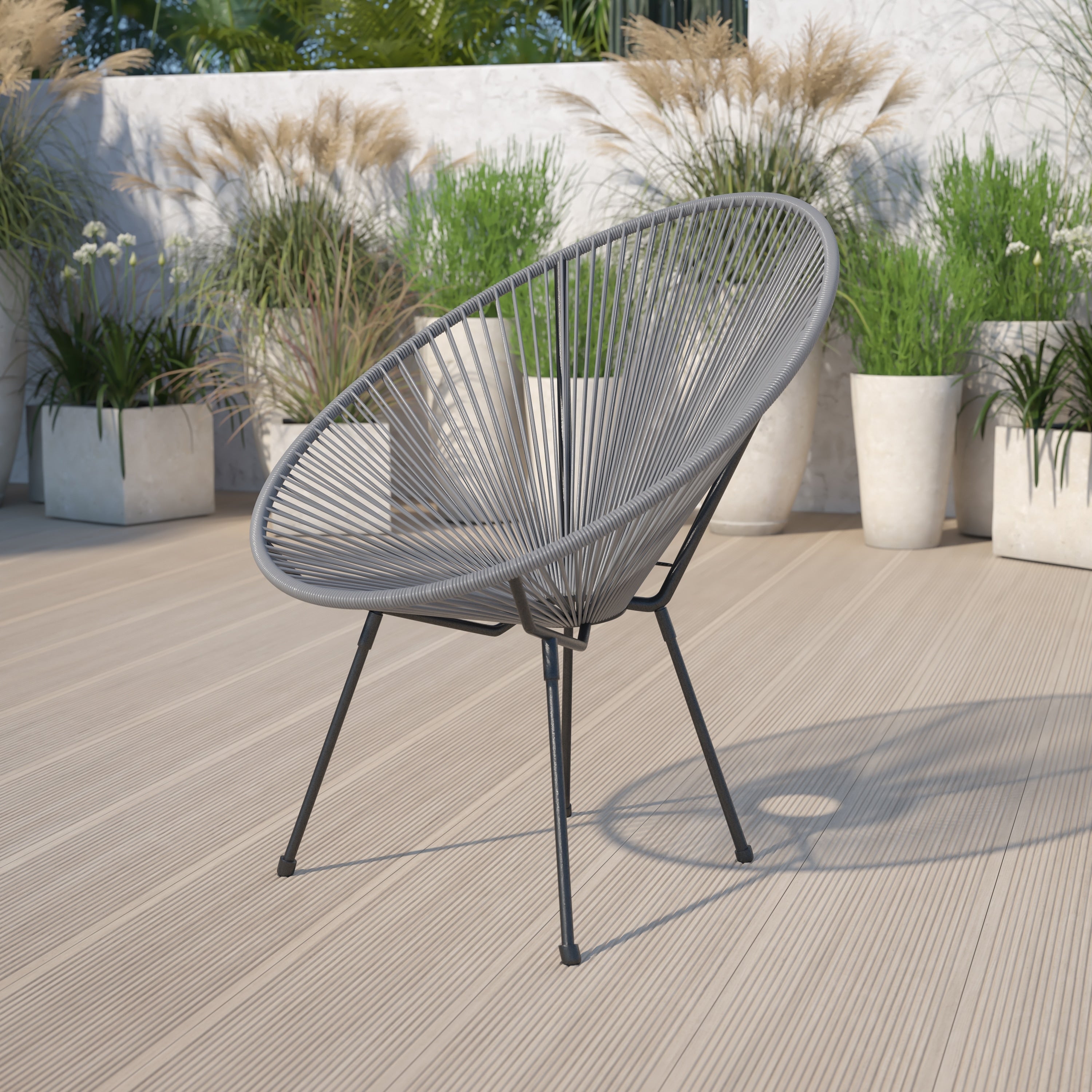 Valencia Oval Comfort Series Take Ten Rattan Lounge Chair