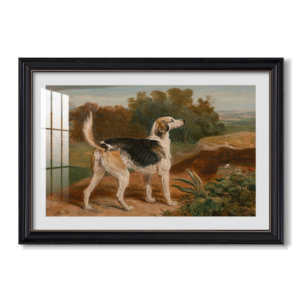 Ravager One Of The Lambton Hounds 1835 James Ward Custom Framed Print