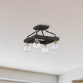Ravella 4 Light Semi Flushmount