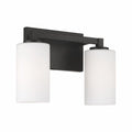 Capital Lighting Ravenwood Collection 2 Light Black Iron Bath Vanity Light