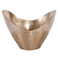Raw Gold Aluminum Hi Lo Bowl
