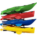 Raxgo Wall Kayak Storage Rack With Adjustable Heavy Duty Arms For Secure Indoor Garage Mount