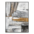 Reading In Gray Framed Wall Art
