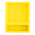 Ready For Tile Waterproof Leak Proof 16 X 20 Square Double Bathroom Recessed Shower Niche Flush Mount Installation
