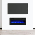 31.5 Electric Fireplace Recessed Wall Mounted Heater 5100Btu