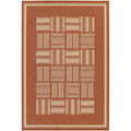Recife Bistro Terracotta Natural Rug 2 X 37