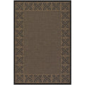 Recife Summer Chimes Cocoa And Black Area Rug 2 X 37