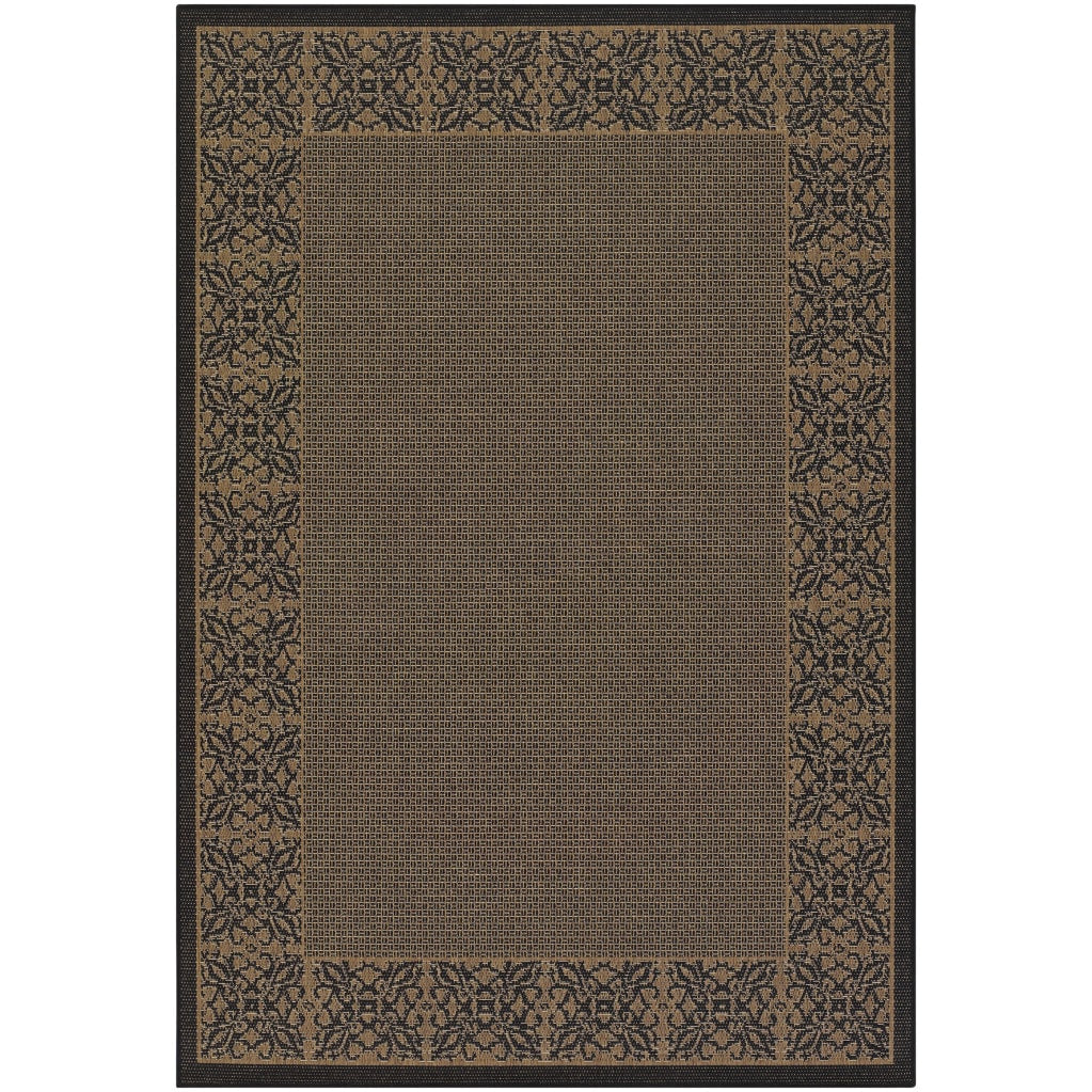 Recife Summer Chimes Cocoa And Black Area Rug 2 X 37