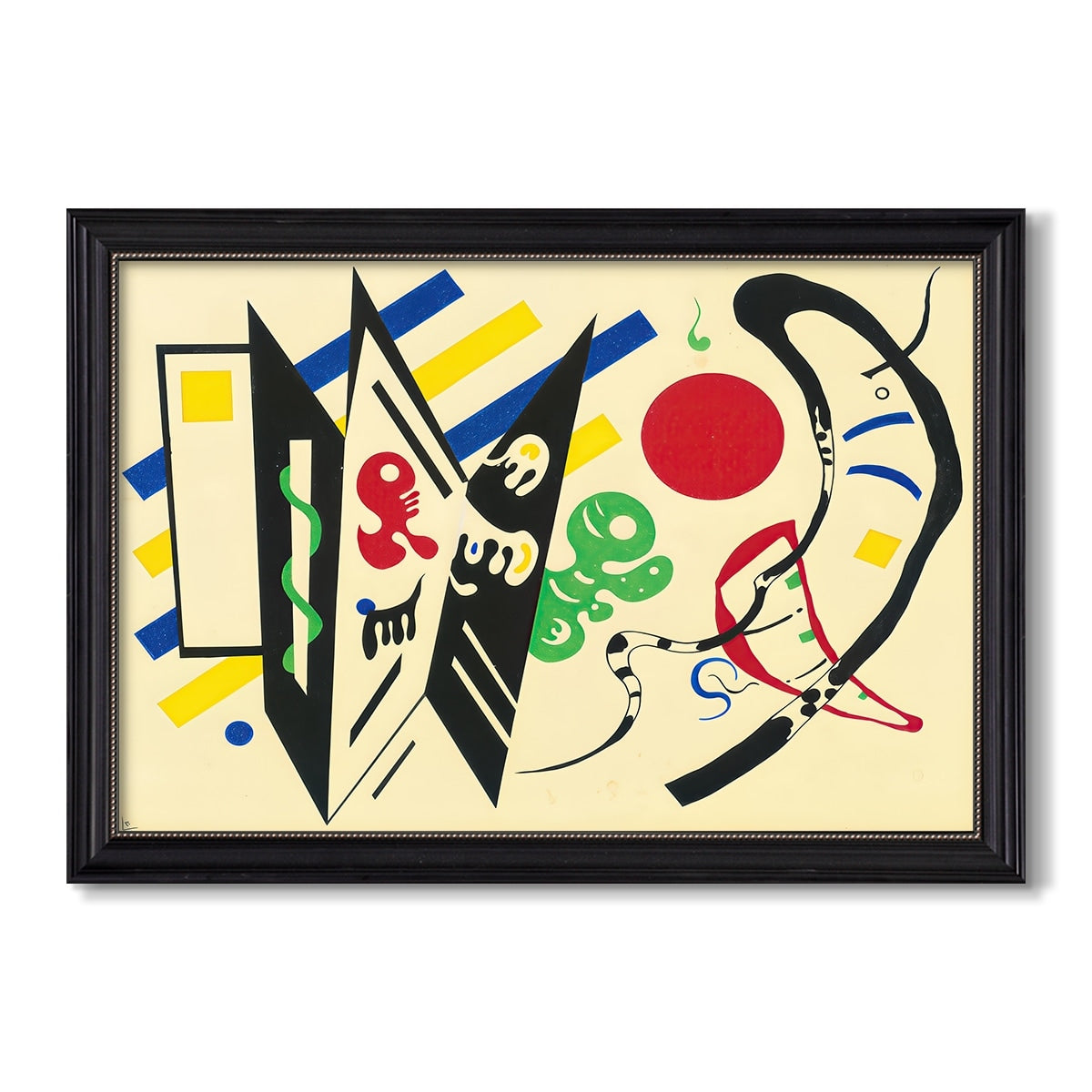 Reciprocity 1935 Wassily Kandinsky Custom Framed Canvas
