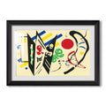 Reciprocity 1935 Wassily Kandinsky Custom Framed Print