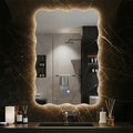 Rectangle Frameless Dimmable Led Light Anti Fog Wall Bathroom Vanity Mirror