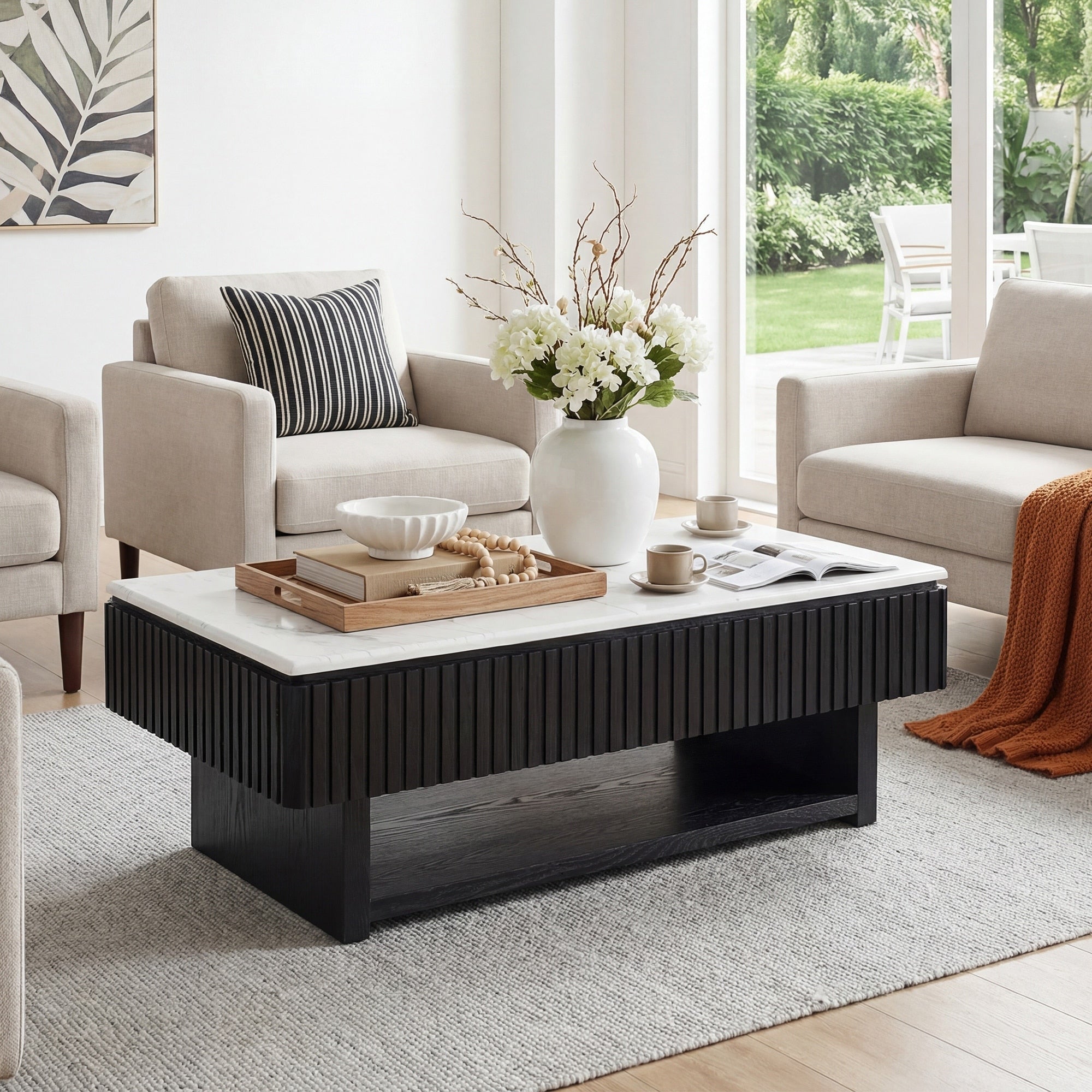 Rectangular Coffee Table Center Table With Storage Side Table Sofa Table End Table Decorative Table