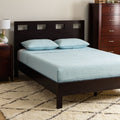 Rectangular Cutout California King Size Platform Bed