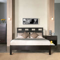 Rectangular Cutout King Size Platform Bed