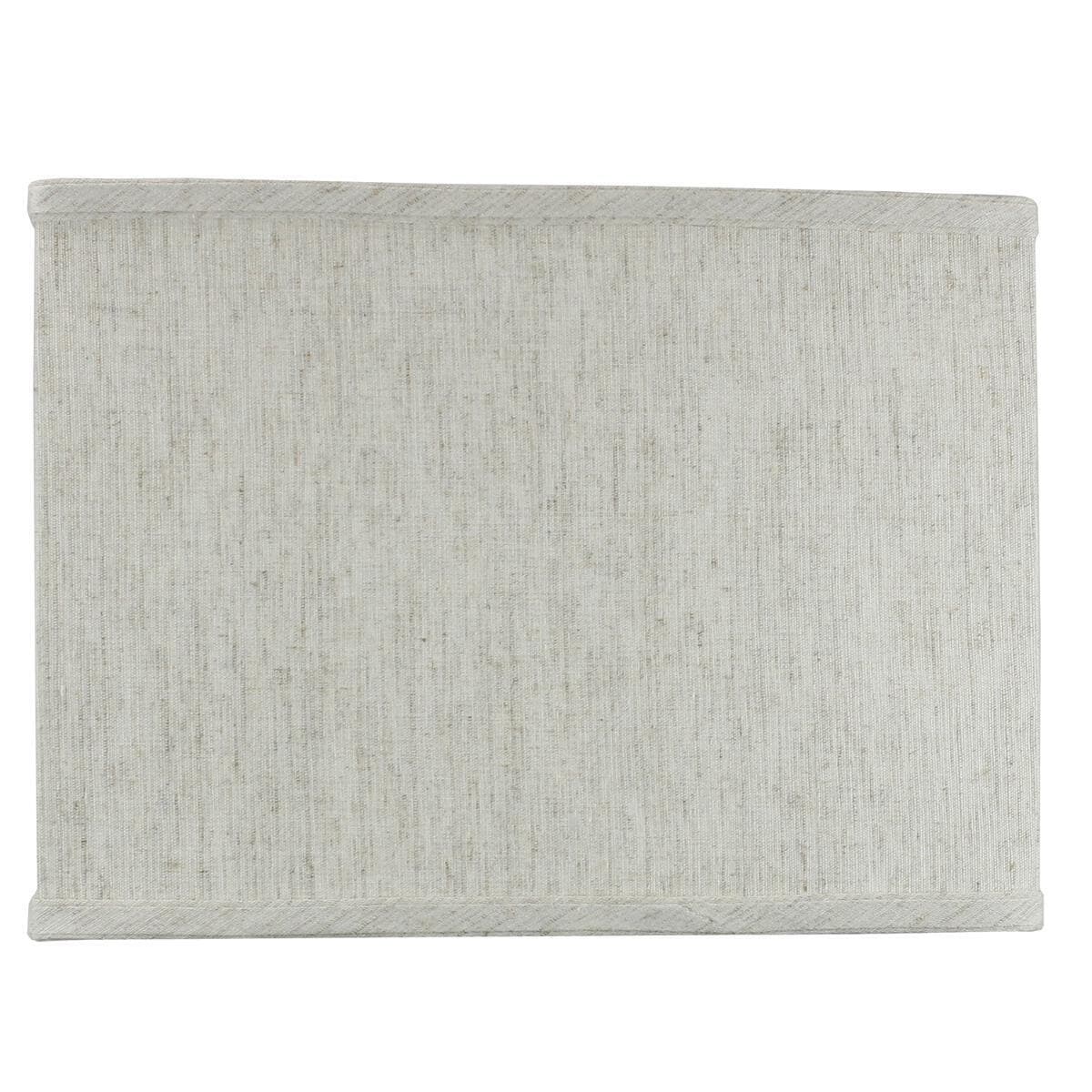 Rectangular Drum Lampshade 6.5X12 6.5X12 X 9 Textured Oatmeal