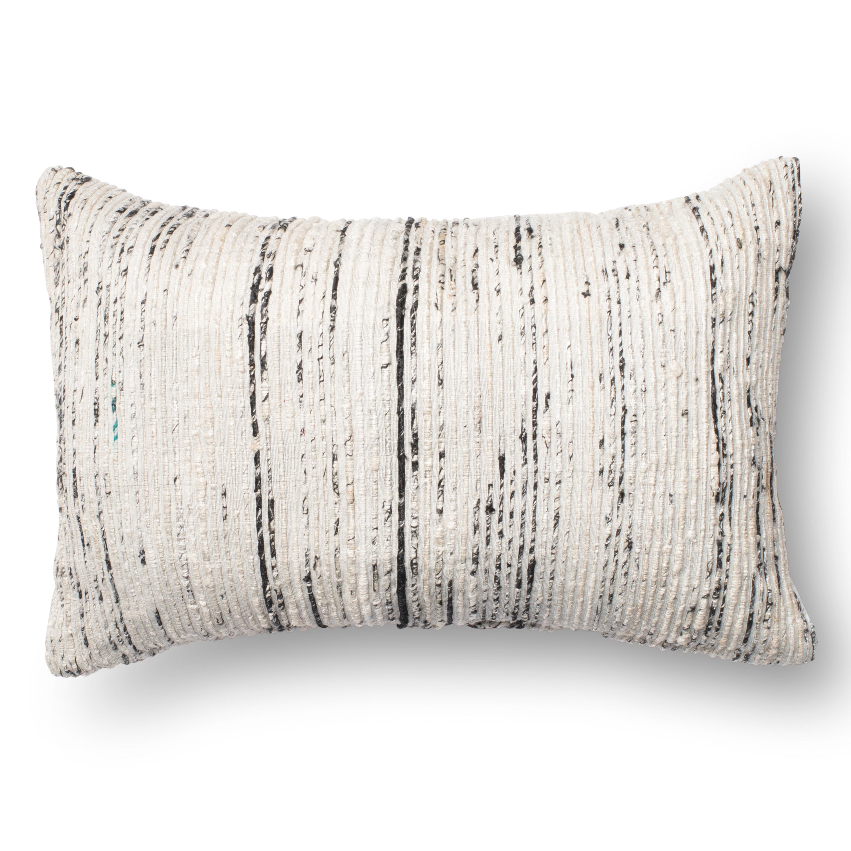 Recycled Sari Silk Stripe Rectangle 13 X 21 Throw Pillow Or Pillow Cover