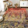 Red Distressed Bohemian Moderno Rug 511 X 810