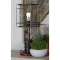 Benzara 21 Inch Metal Table Lamp