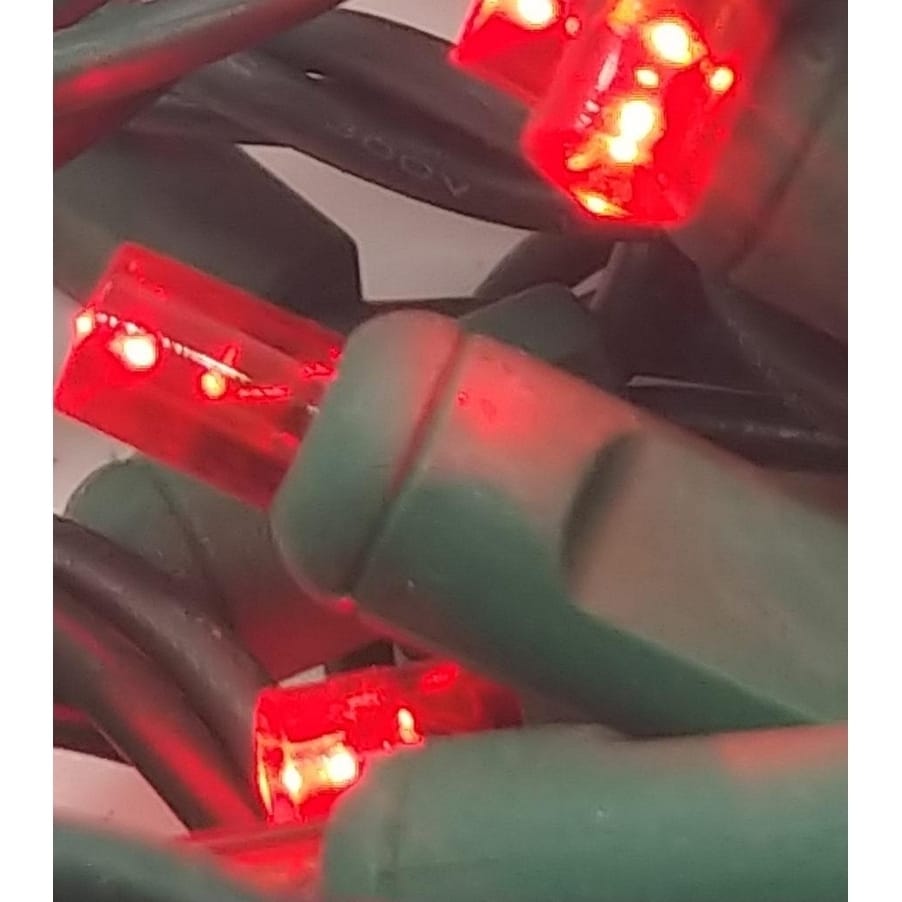Red Led Light String Set Of 70 Lights 5Mm