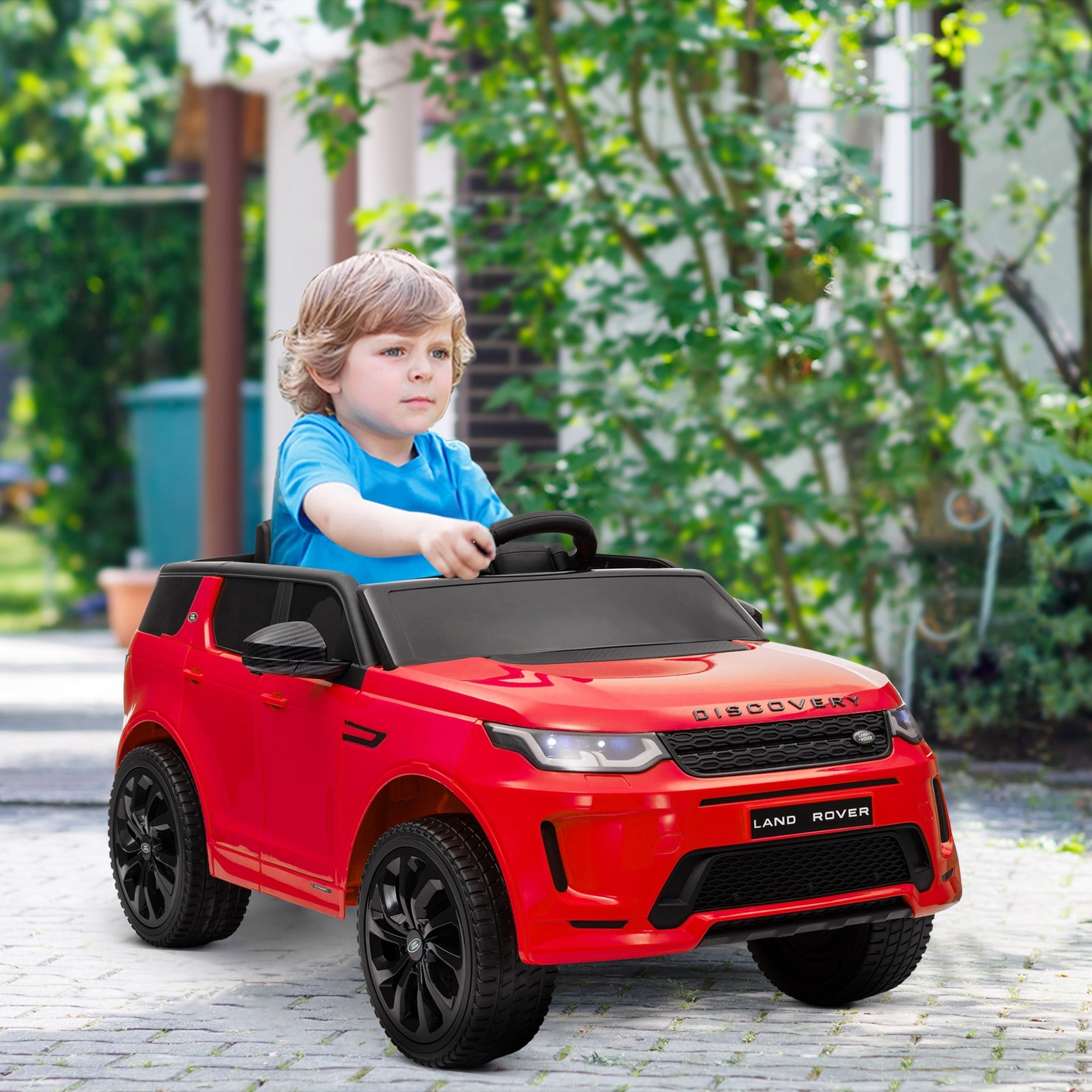 Red Off Road Toy Car Battery Powered Electric Car Engineering Car Electric Vehicle With Music Lights