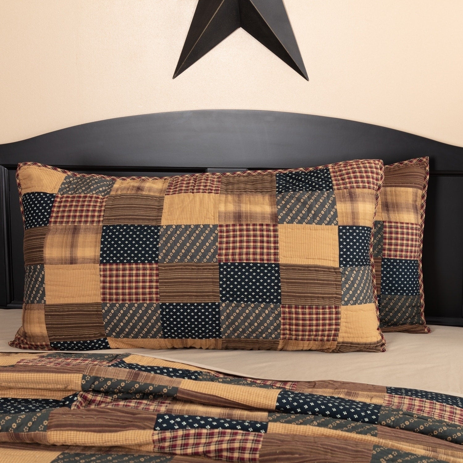 Patriotic Patch Cotton Standard Sham
