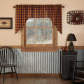 Primitive Check Lined Swag Set 36 X 36