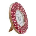 Handmade Red Ruby Glass Mosaic 4X4 Photo Frame India