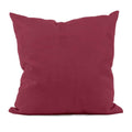 Red Solid Decorative Pillow