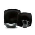 Red Vanilla Black Rice 16 Piece Dinnerware Set