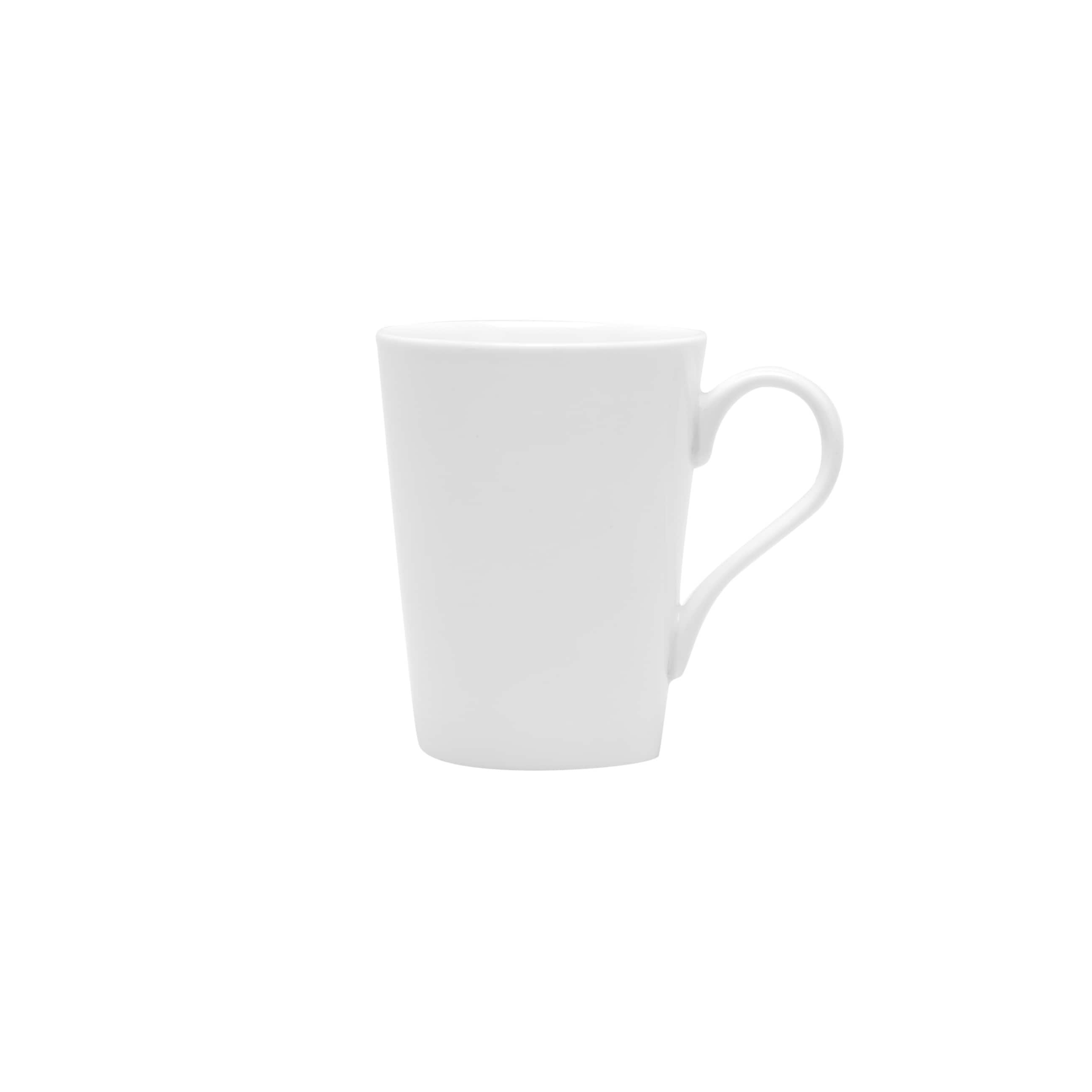 Red Vanilla Bone China Conical Mug Set Of 4