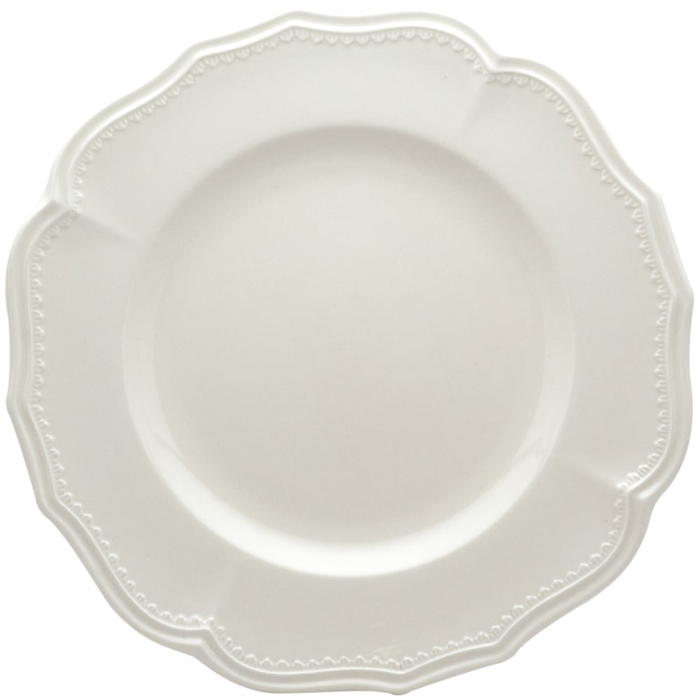 Classic White Dinner Plates 11.25 Set 4