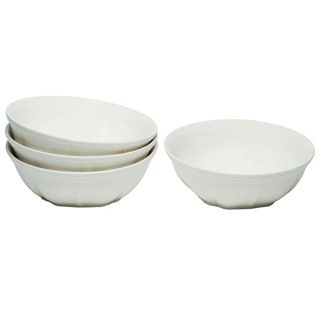Red Vanilla Classic White Bowls Set Of 4