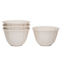 Country Estate White Fruit Bowls 5 18Oz Set Of 4