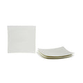 Extreme White Bread And Butter Plates Set Of 4