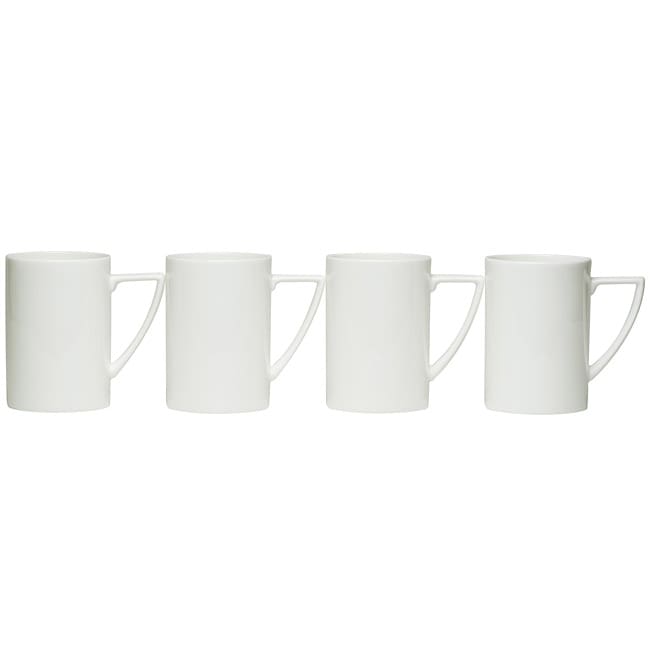 Extreme White Coffee Mugs Set Of 4