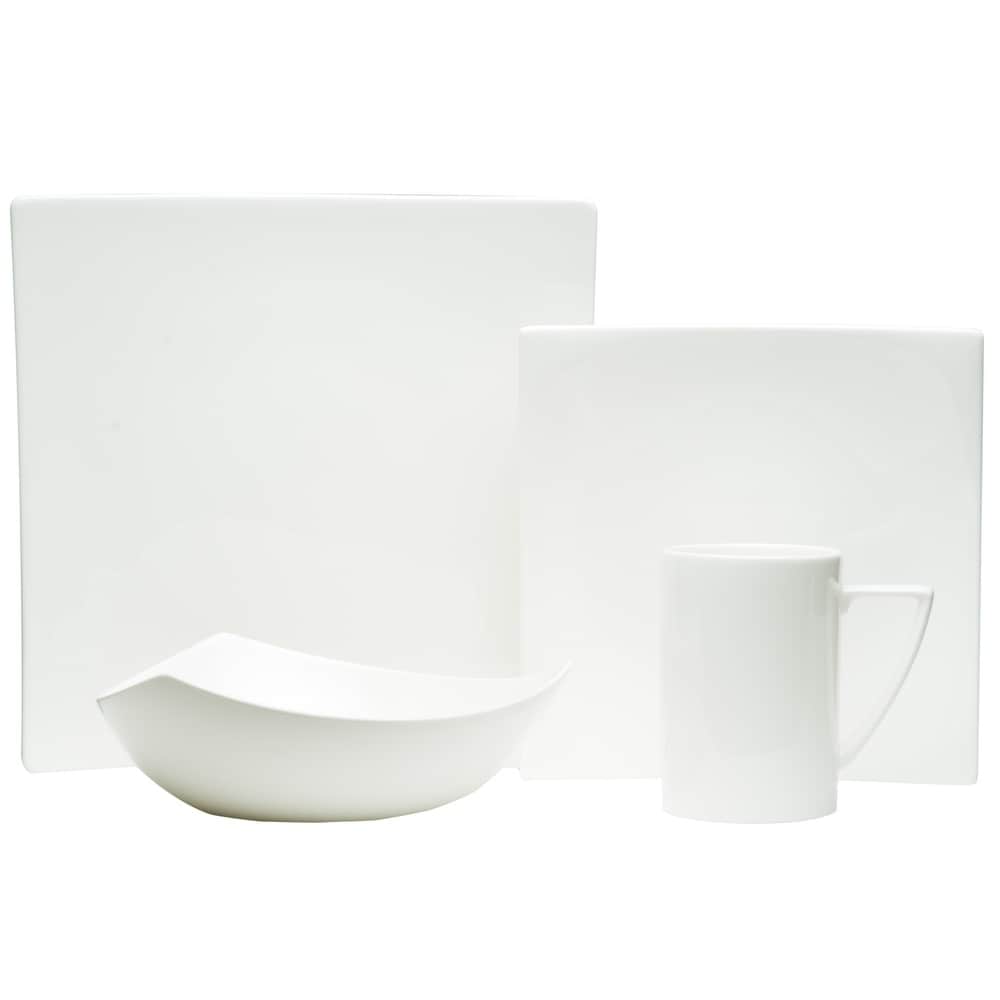 Extreme White Salad Plate Set Of 4