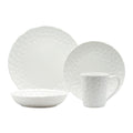 Vanilla Marble Round 24Pc. Dinner Set.