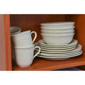 Red Vanilla Nantucket White Cereal Soup Bowl 7.25 30Oz Set 4 N A