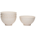 Nantucket White Fruit Bowls 5.5 20Oz Set Of 4
