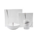 Odett Platinum 16Pc Dinner Set