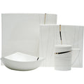 Odett Platinum 4Pc Dinner Set