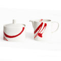 Paint It Red Sugar Bowl Creamer Set