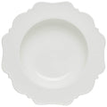 Pinpoint White Rimmed Soup Bowl 9 12Oz Set Of 6